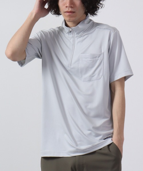 FUNALIVE（ファンアライブ）の「PIRARUCU Ｎｅｗシェイドドライナー半袖Ｚｉｐ　Ｕｐシャツ（Tシャツ/カットソー・メンズ・シルバーグレー/ブラック/ネイビー・LL/3L/L/M）」の21枚目の写真