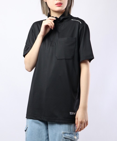 FUNALIVE（ファンアライブ）の「PIRARUCU Ｎｅｗシェイドドライナー半袖Ｚｉｐ　Ｕｐシャツ（Tシャツ/カットソー・メンズ・シルバーグレー/ブラック/ネイビー・LL/3L/L/M）」の19枚目の写真