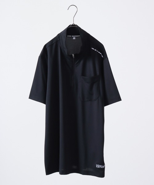 FUNALIVE（ファンアライブ）の「PIRARUCU Ｎｅｗシェイドドライナー半袖Ｚｉｐ　Ｕｐシャツ（Tシャツ/カットソー・メンズ・シルバーグレー/ブラック/ネイビー・LL/3L/L/M）」の10枚目の写真