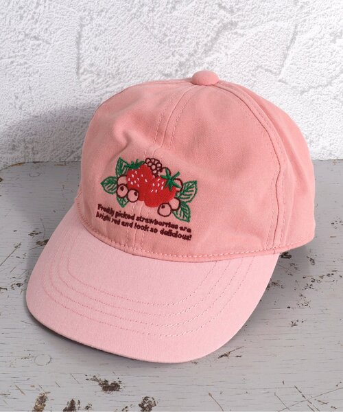 BREEZE(ブリーズ)の「Colorful モチーフ刺繍キャップ(キャップ・キッズ・サックスブルー/ブルー/ブラック/アイボリー/オレンジ/ネイビー/ピンク/クリーム・50/54/58)」の7枚目の写真