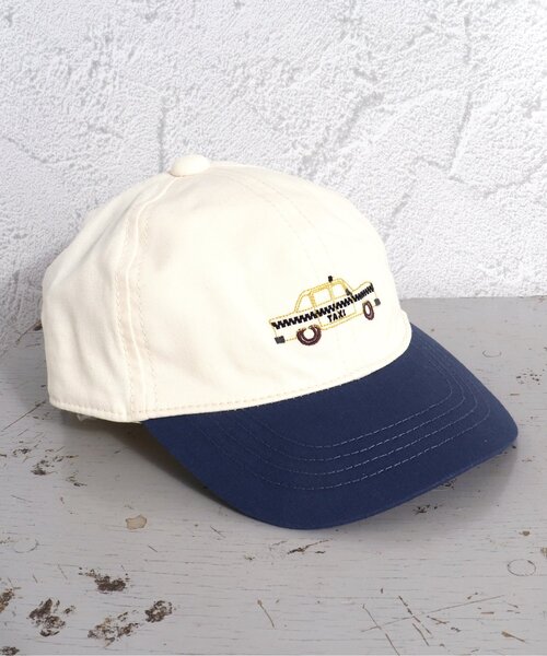 BREEZE(ブリーズ)の「Colorful モチーフ刺繍キャップ(キャップ・キッズ・サックスブルー/ブルー/ブラック/アイボリー/オレンジ/ネイビー/ピンク/クリーム・50/54/58)」の6枚目の写真