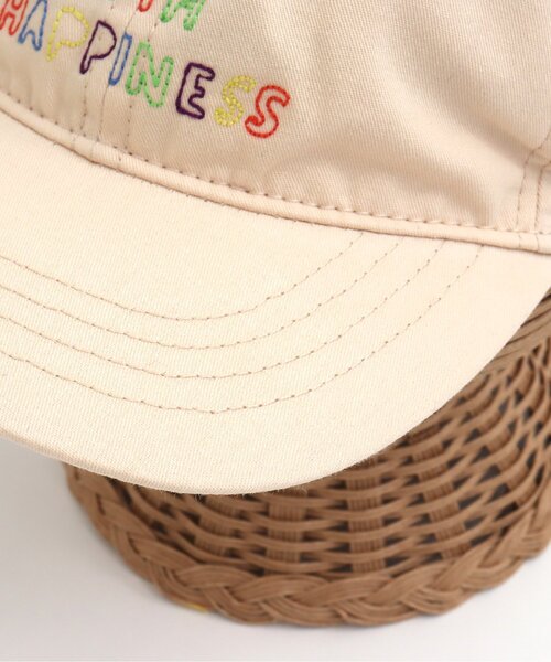 BREEZE(ブリーズ)の「Colorful モチーフ刺繍キャップ(キャップ・キッズ・サックスブルー/ブルー/ブラック/アイボリー/オレンジ/ネイビー/ピンク/クリーム・50/54/58)」の18枚目の写真