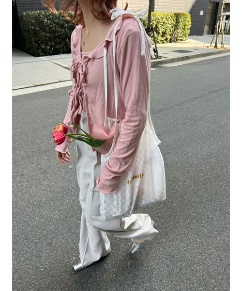 jumelle(ジュメロ)の「【セットアイテム】2setカーディガン(カーディガン/ボレロ・レディース・ベージュ/ピンク・FREE)」の21枚目の写真