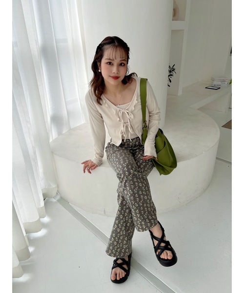 jumelle(ジュメロ)の「【セットアイテム】2setカーディガン(カーディガン/ボレロ・レディース・ベージュ/ピンク・FREE)」の8枚目の写真