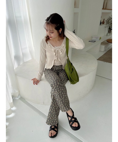 jumelle(ジュメロ)の「【セットアイテム】2setカーディガン(カーディガン/ボレロ・レディース・ベージュ/ピンク・FREE)」の9枚目の写真