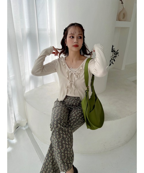 jumelle(ジュメロ)の「【セットアイテム】2setカーディガン(カーディガン/ボレロ・レディース・ベージュ/ピンク・FREE)」の14枚目の写真