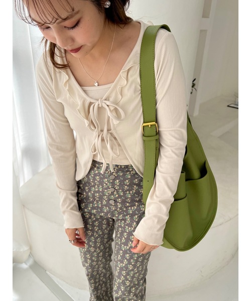 jumelle(ジュメロ)の「【セットアイテム】2setカーディガン(カーディガン/ボレロ・レディース・ベージュ/ピンク・FREE)」の22枚目の写真