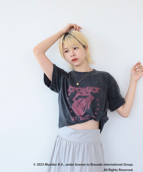 Ray BEAMS(レイビームス)の「GOOD ROCK SPEED × Ray BEAMS / 別注 ロック Tシャツ(Tシャツ/カットソー・レディース・チャコールグレー/オフホワイト/クリーム/ベージュ・ONE SIZE)」の18枚目の写真