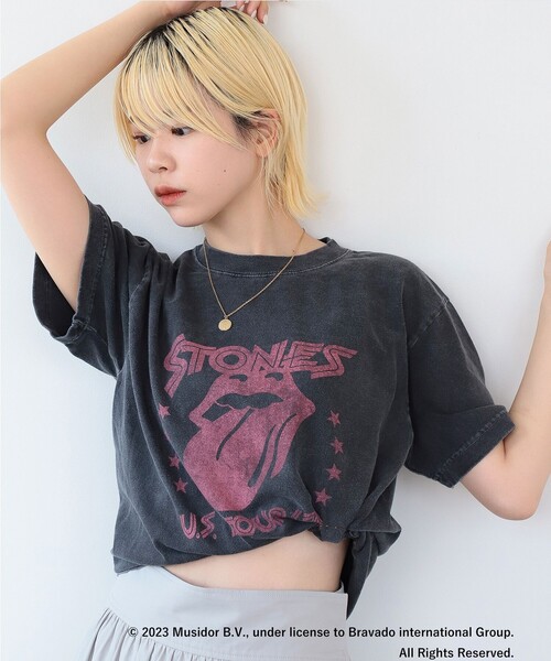 Ray BEAMS(レイビームス)の「GOOD ROCK SPEED × Ray BEAMS / 別注 ロック Tシャツ(Tシャツ/カットソー・レディース・チャコールグレー/オフホワイト/クリーム/ベージュ・ONE SIZE)」の19枚目の写真