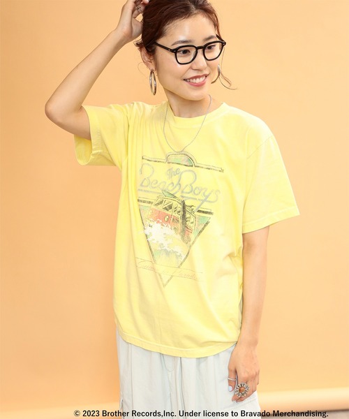 Ray BEAMS(レイビームス)の「GOOD ROCK SPEED × Ray BEAMS / 別注 ロック Tシャツ(Tシャツ/カットソー・レディース・チャコールグレー/オフホワイト/クリーム/ベージュ・ONE SIZE)」の4枚目の写真