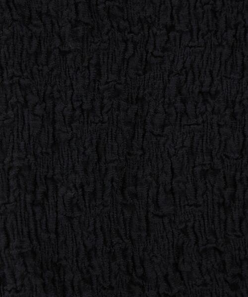 CITEN（シテン）の「＜CITEN＞シュリンク コンパクト Ｔシャツ（Tシャツ/カットソー・レディース・ダークブラウン/ホワイト/ブラック・FREE）」の9枚目の写真