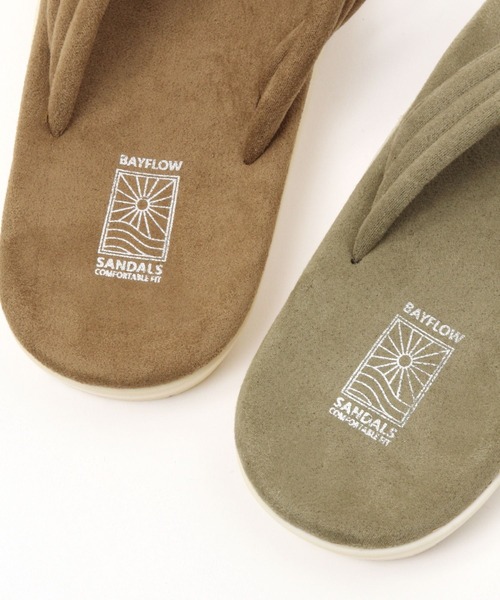 BAYFLOW（ベイフロー）の「スエードトングサンダル（サンダル・メンズ・ベージュ/グリーン/ブラック/グレー・SMALL/MEDIUM）」の20枚目の写真