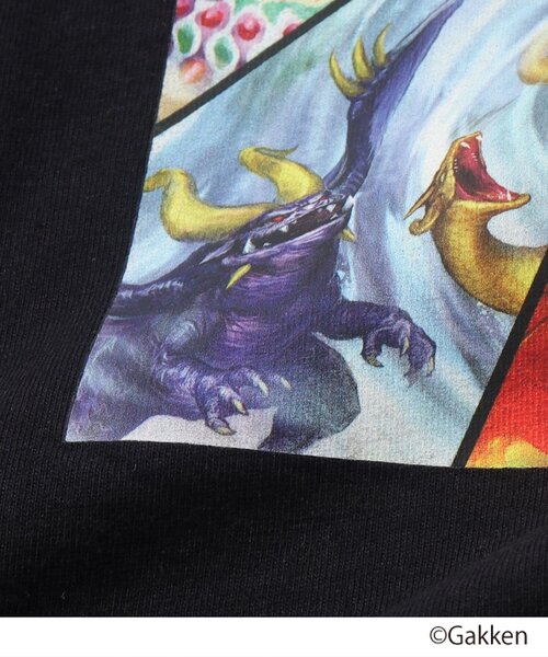 SHOO・LA・RUE（シューラルー）の「◆【最強王図鑑×SHOO・LA・RUE】8分割プリントTシャツ（Tシャツ/カットソー・キッズ・カーキ/アイボリー/ライトベージュ/ブラック・13/12/11/14）」の12枚目の写真