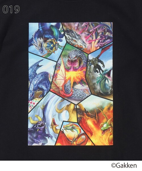 SHOO・LA・RUE（シューラルー）の「◆【最強王図鑑×SHOO・LA・RUE】8分割プリントTシャツ（Tシャツ/カットソー・キッズ・カーキ/アイボリー/ライトベージュ/ブラック・13/12/11/14）」の14枚目の写真