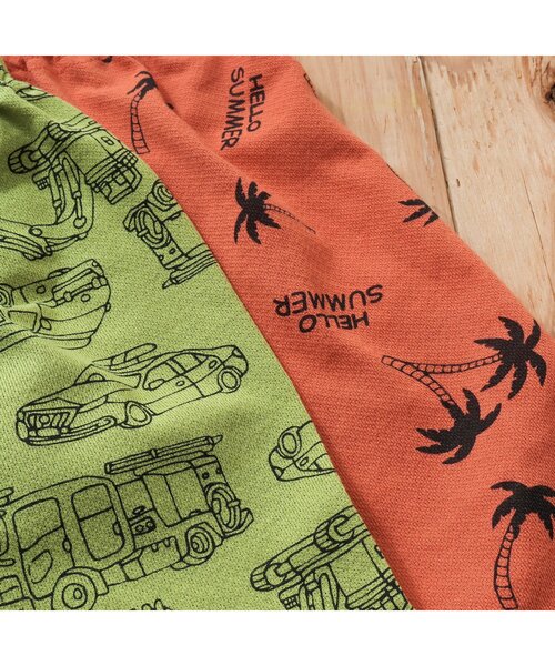 BREEZE（ブリーズ）の「BOYS3柄かぶりパジャマ（ルームウェア/パジャマ・キッズ・ターコイズブルー/チャコール/キナリ・100/90/110/130/80/120/140）」の6枚目の写真