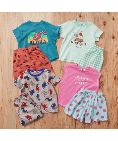 BREEZE（ブリーズ）の「BOYS3柄かぶりパジャマ（ルームウェア/パジャマ・キッズ・ターコイズブルー/チャコール/キナリ・100/90/110/130/80/120/140）」の8枚目の写真