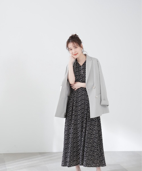 N.（N. Natural Beauty Basic）（エヌエヌナチュラルビューティーベーシック）の「【S Size Line】◆ブラッシュプリントワンピース（ワンピース・レディース・ホワイト系その他/ブラック系その他/ブラウン系その他・SMALL/MEDIUM）」の16枚目の写真