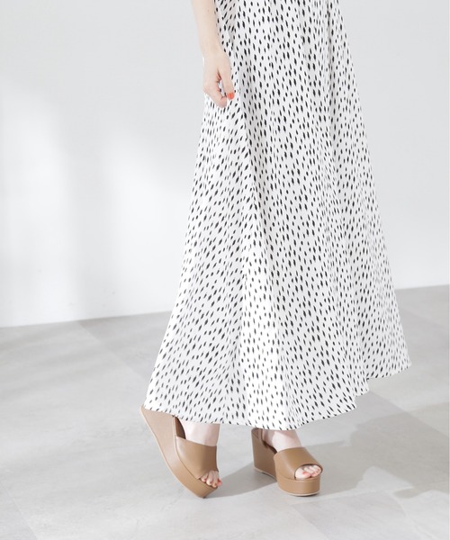 N.（N. Natural Beauty Basic）（エヌエヌナチュラルビューティーベーシック）の「【S Size Line】◆ブラッシュプリントワンピース（ワンピース・レディース・ホワイト系その他/ブラック系その他/ブラウン系その他・SMALL/MEDIUM）」の15枚目の写真