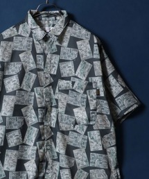 ANPAS(ApX)Total Pattern Print Oversized Shirt/vg I[o[TCY  Vc(Vc/uEX)