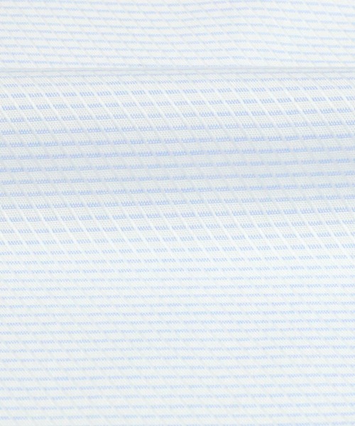 TOKYO SHIRTS（トウキョウシャツ）の「形態安定ノーアイロン ラウンド衿 半袖ビジネスワイシャツ（ビジネスシャツ・レディース・サックスブルー・M/LL/XL/XS/L/S）」の5枚目の写真