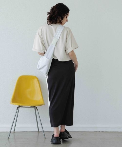 JEANASIS(ジーナシス)の「ミニウラケショートプルオーバーSS/908380(Tシャツ/カットソー・レディース・ブラック/オフホワイト/グレー・FREE)」の14枚目の写真