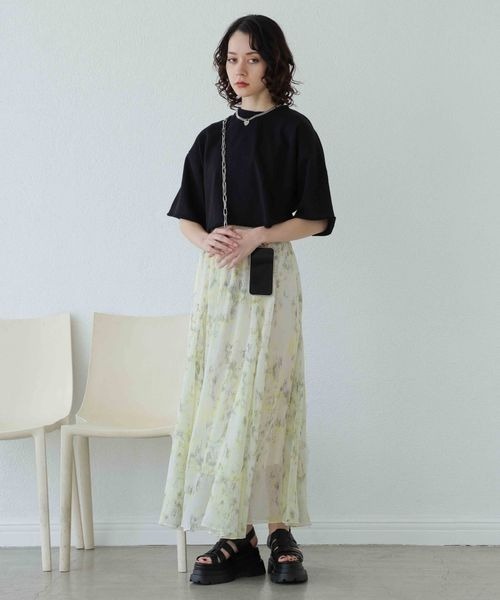 JEANASIS(ジーナシス)の「ミニウラケショートプルオーバーSS/908380(Tシャツ/カットソー・レディース・ブラック/オフホワイト/グレー・FREE)」の17枚目の写真