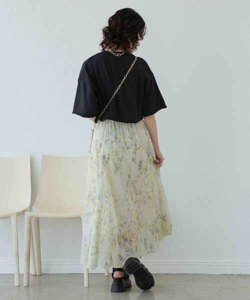 JEANASIS(ジーナシス)の「ミニウラケショートプルオーバーSS/908380(Tシャツ/カットソー・レディース・ブラック/オフホワイト/グレー・FREE)」の18枚目の写真