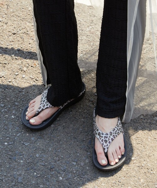1701　TELI C　テリック　サンダル　フロップ　新品　レオパード　M～L 5%OFFセール】TELICテリックサンダルフリップフロップFLIPFLOP