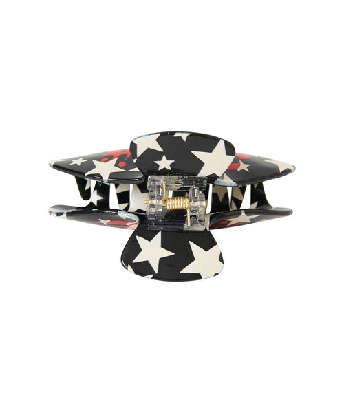 HYSTERIC GLAMOUR(ヒステリックグラマー)の「CLASSIC STAR PATTERN ヘアクリップ(バレッタ/ヘアクリップ・レディース・ブルー/ブラック・FREE)」の4枚目の写真