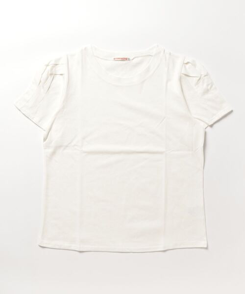 NinaetLina(ニナエリナ)の「半袖Tシャツ(Tシャツ/カットソー・レディース・イエロー/オレンジ/ブラック/ホワイト・FREE)」の10枚目の写真