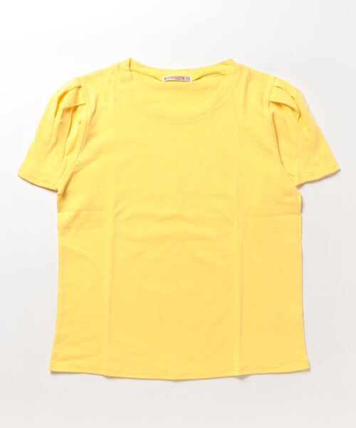 NinaetLina(ニナエリナ)の「半袖Tシャツ(Tシャツ/カットソー・レディース・イエロー/オレンジ/ブラック/ホワイト・FREE)」の12枚目の写真