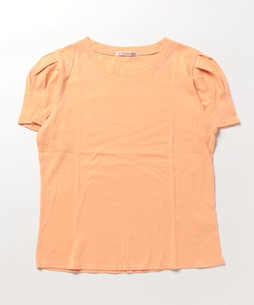 NinaetLina(ニナエリナ)の「半袖Tシャツ(Tシャツ/カットソー・レディース・イエロー/オレンジ/ブラック/ホワイト・FREE)」の13枚目の写真