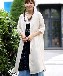 PORINA ドット刺繍プラムワンピース【WEB限定】