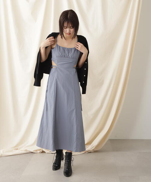 JILL by JILL STUART(ジルバイジルスチュアート)の「◇ドロップパールシルク混カーディガン(カーディガン/ボレロ・レディース・グレー/ライトグリーン/パープル/ホワイト系その他/ブラック・FREE)」の10枚目の写真