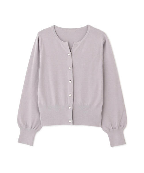 JILL by JILL STUART(ジルバイジルスチュアート)の「◇ドロップパールシルク混カーディガン(カーディガン/ボレロ・レディース・グレー/ライトグリーン/パープル/ホワイト系その他/ブラック・FREE)」の13枚目の写真