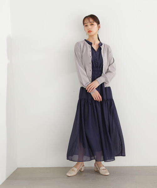 JILL by JILL STUART(ジルバイジルスチュアート)の「◇ドロップパールシルク混カーディガン(カーディガン/ボレロ・レディース・グレー/ライトグリーン/パープル/ホワイト系その他/ブラック・FREE)」の17枚目の写真