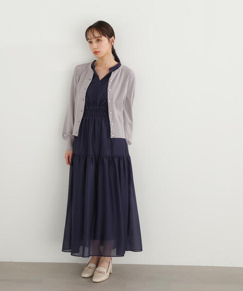 JILL by JILL STUART(ジルバイジルスチュアート)の「◇ドロップパールシルク混カーディガン(カーディガン/ボレロ・レディース・グレー/ライトグリーン/パープル/ホワイト系その他/ブラック・FREE)」の18枚目の写真