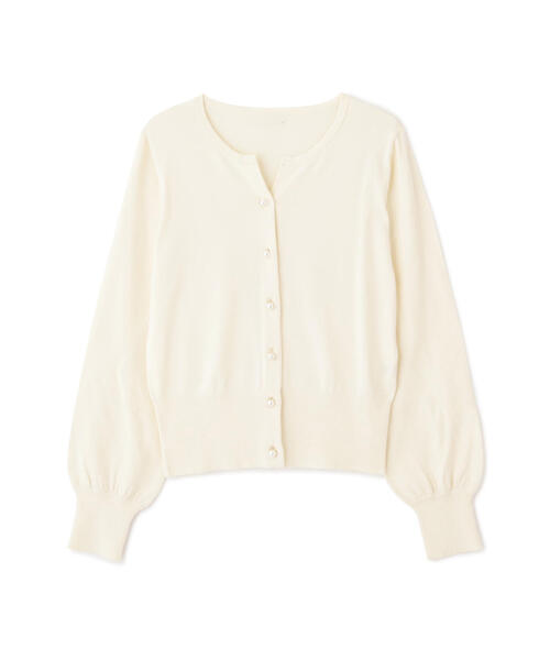 JILL by JILL STUART(ジルバイジルスチュアート)の「◇ドロップパールシルク混カーディガン(カーディガン/ボレロ・レディース・グレー/ライトグリーン/パープル/ホワイト系その他/ブラック・FREE)」の21枚目の写真