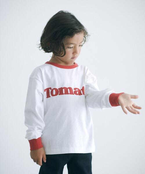 Russell Athletic(ラッセルアスレティック)の「【別注】<RUSSELL ATHLETIC> ベジタブル ロングスリーブ Tシャツ 110cm-130cm(Tシャツ/カットソー・キッズ・ホワイト/ダークグリーン/ナチュラル・110cm/120cm/130cm)」の2枚目の写真