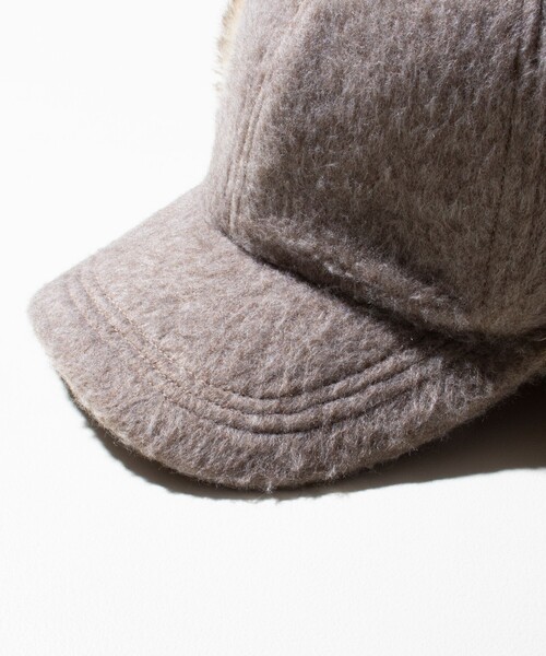 GLOSTER(グロスター)の「【GLOSTER/グロスター】ウールフライトキャップ(キャップ・メンズ・ベージュ/チャコールグレー/グレー・FREE)」の8枚目の写真