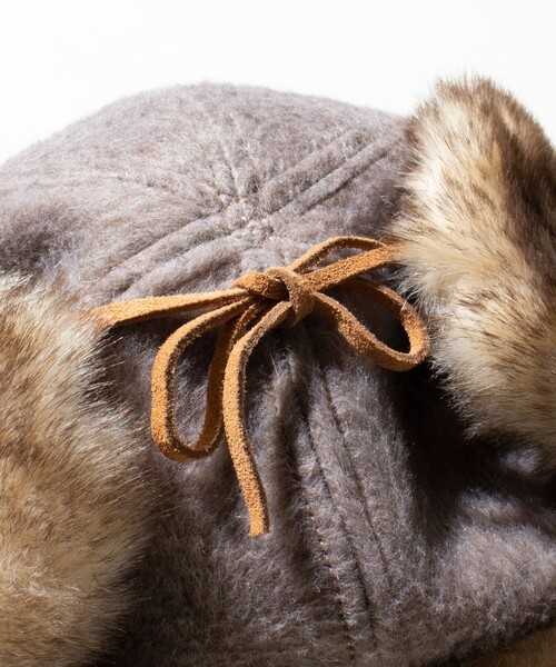 GLOSTER(グロスター)の「【GLOSTER/グロスター】ウールフライトキャップ(キャップ・メンズ・ベージュ/チャコールグレー/グレー・FREE)」の15枚目の写真