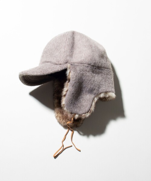 GLOSTER(グロスター)の「【GLOSTER/グロスター】ウールフライトキャップ(キャップ・メンズ・ベージュ/チャコールグレー/グレー・FREE)」の7枚目の写真