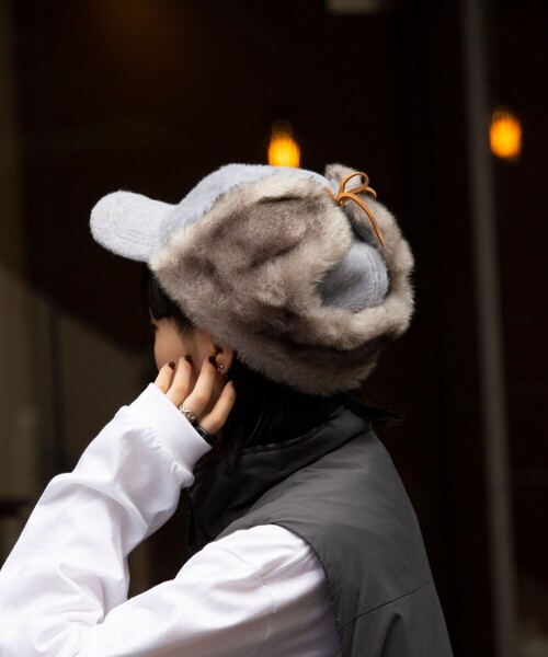 GLOSTER(グロスター)の「【GLOSTER/グロスター】ウールフライトキャップ(キャップ・メンズ・ベージュ/チャコールグレー/グレー・FREE)」の20枚目の写真