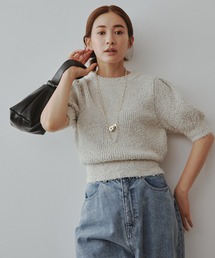 emmi | 【emmi atelier】半袖チャンキーニット(ニット/セーター)
