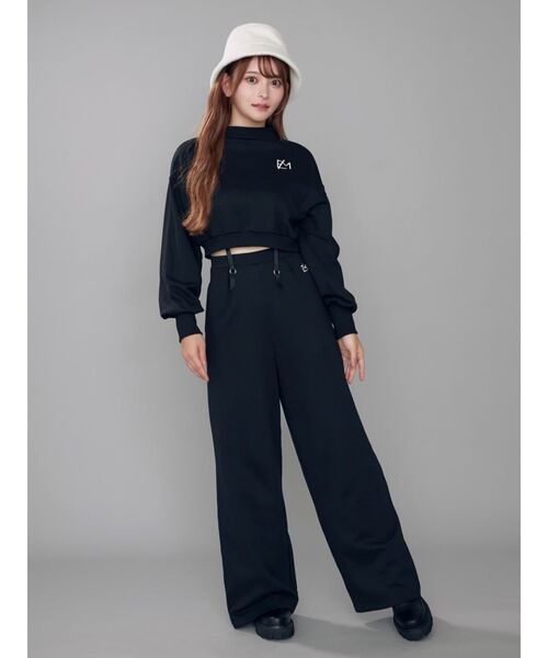 EATME（イートミー）の「タックフレアパンツ（セットアップ可能）（その他パンツ・レディース・ブラック/グリーン/アイボリー・FREE）」の16枚目の写真