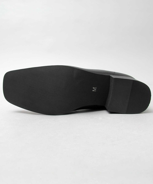 glabella（グラベラ）の「ハイヒール スクエアトゥ センターシーム レースアップブーツ / ヒールブーツ（ブーツ・メンズ・ブラック・S/M/L）」の17枚目の写真