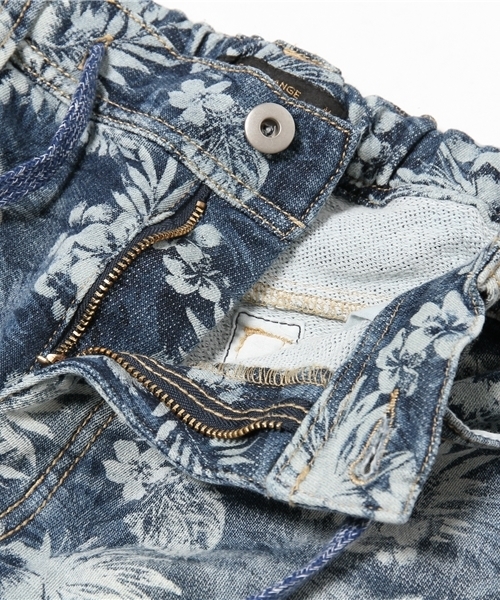 VENCEEXCHANGE（ヴァンスエクスチェンジ）の「ドビーデニムリゾート柄ショートパンツ  （デニムパンツ・メンズ・ネイビー/ブルー・SMALL/LARGE/MEDIUM）」の13枚目の写真