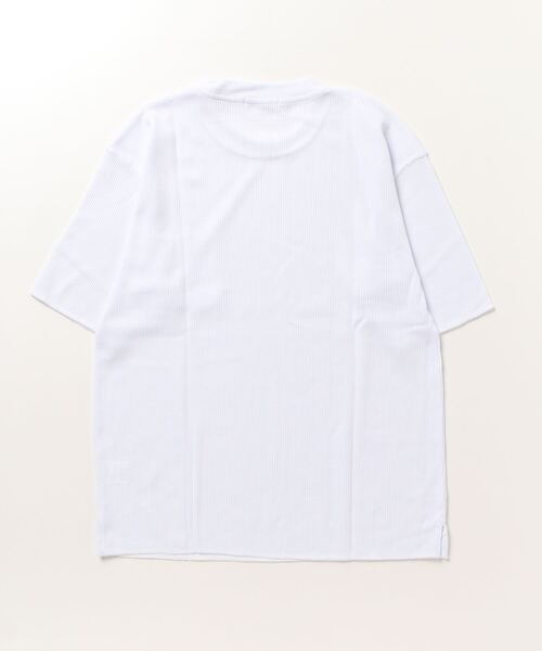 Mag.（マグ）の「【サーマル】　半袖ビッグTシャツ（Tシャツ/カットソー・メンズ・ブラック/ラベンダー/グレー/ホワイト・M/L）」の5枚目の写真