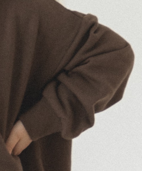 pairmanon（ペアマノン）の「【ママとおそろい】フード付き Aライン パーカー（パーカー・キッズ・ミント/パープル/ブラック/ブラウン・130/90/120/140/100/110/150）」の7枚目の写真