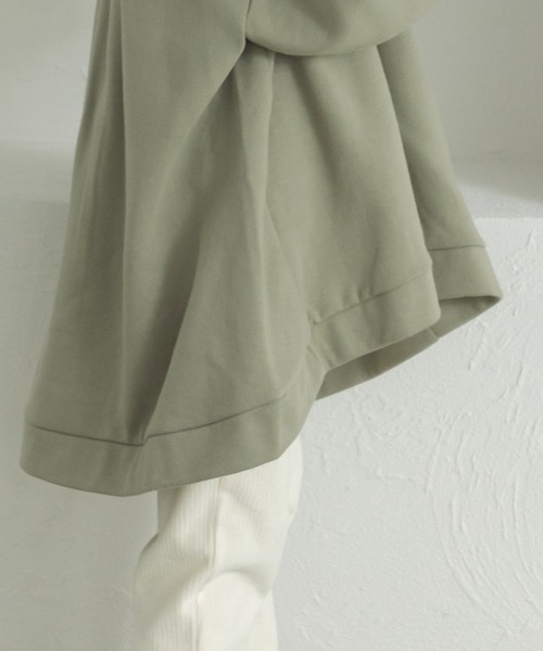 pairmanon（ペアマノン）の「【ママとおそろい】フード付き Aライン パーカー（パーカー・キッズ・ミント/パープル/ブラック/ブラウン・130/90/120/140/100/110/150）」の9枚目の写真